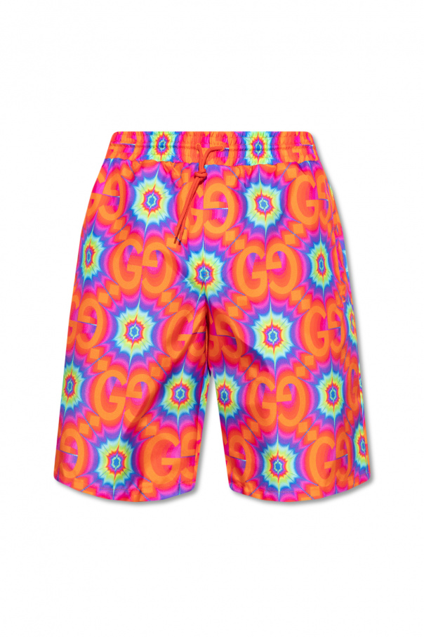 Multicolour Patterned swim shorts Gucci Vitkac GB